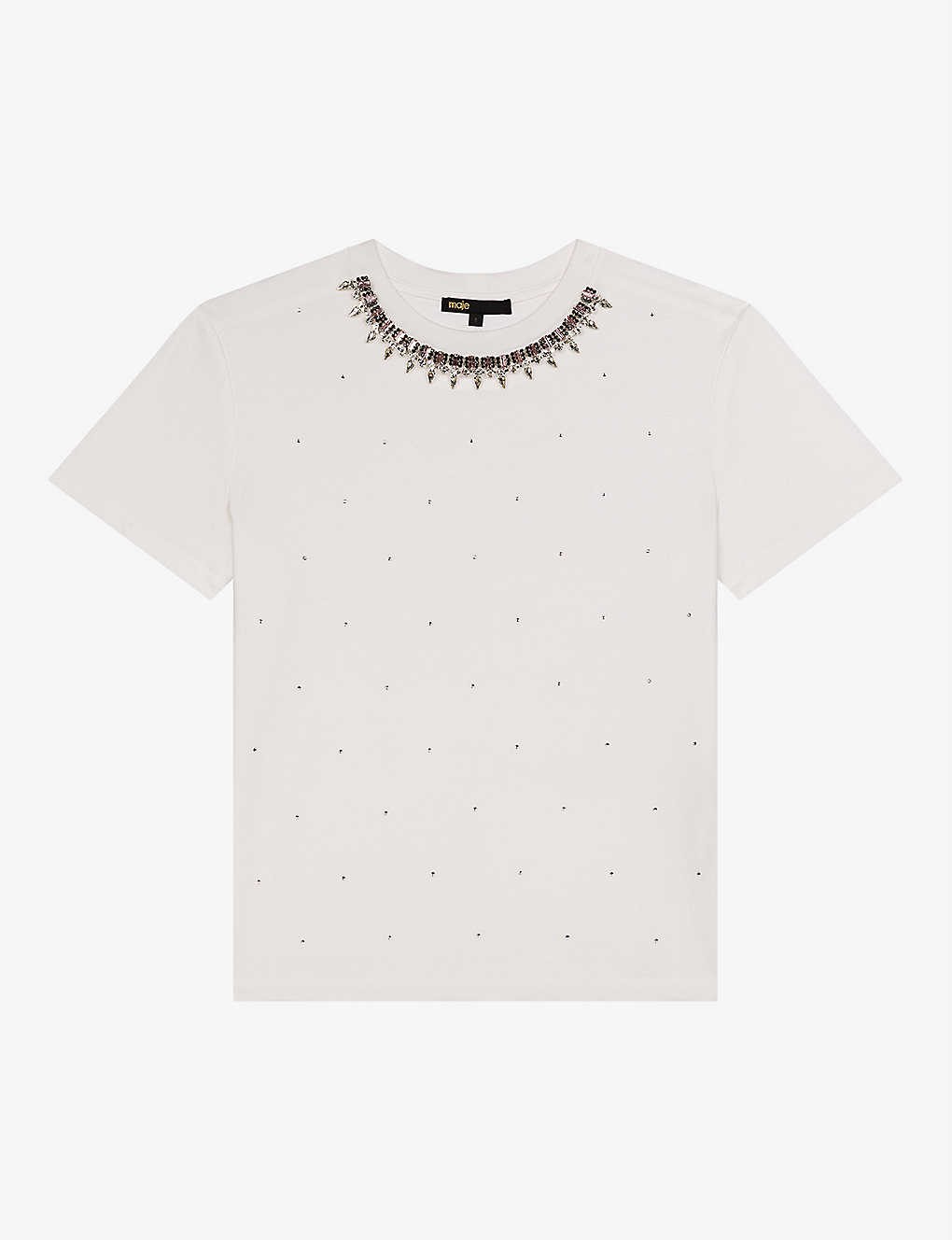 Rocky embellished cotton T-shirt