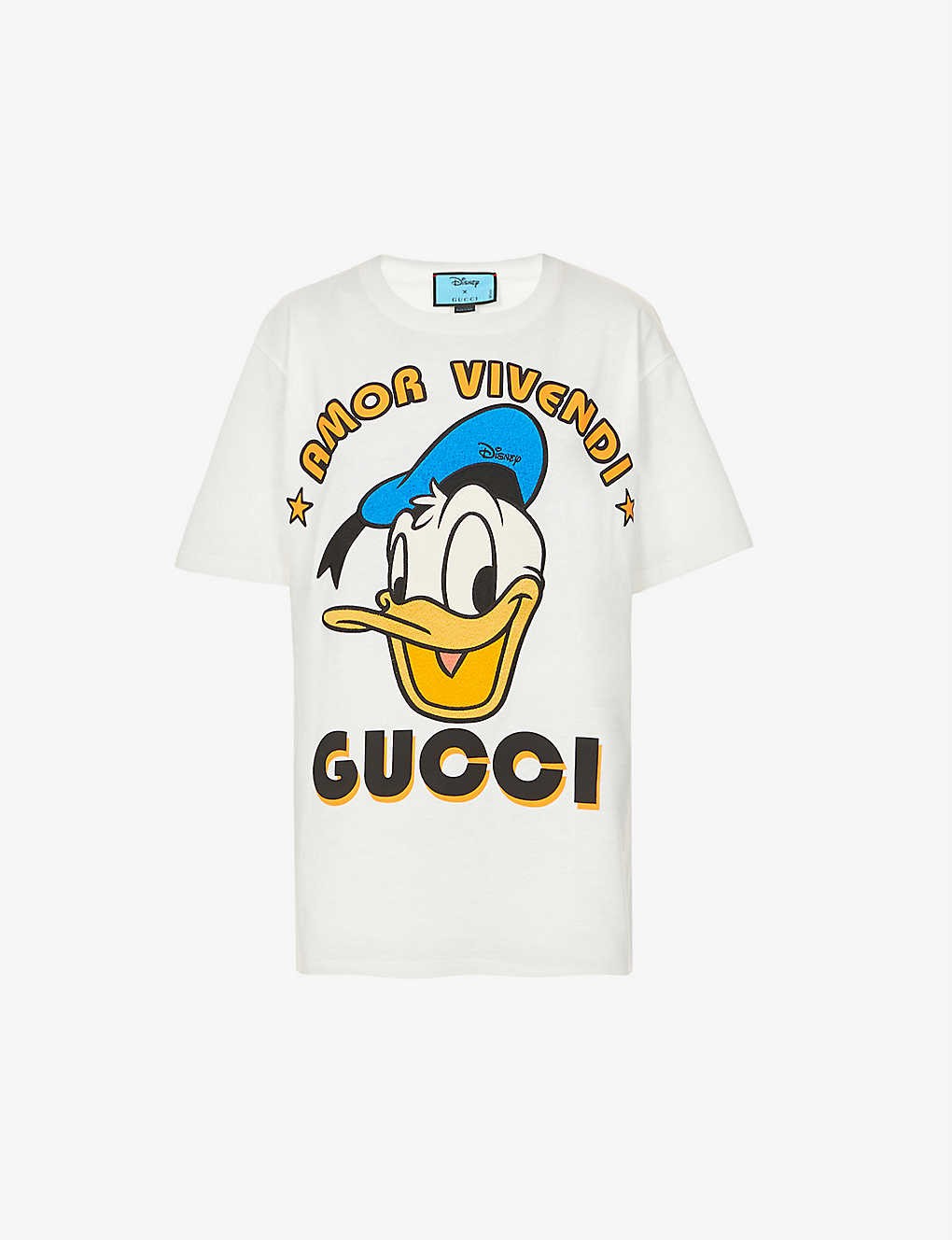 Disney x Gucci Donald Duck cotton-jersey T-shirt