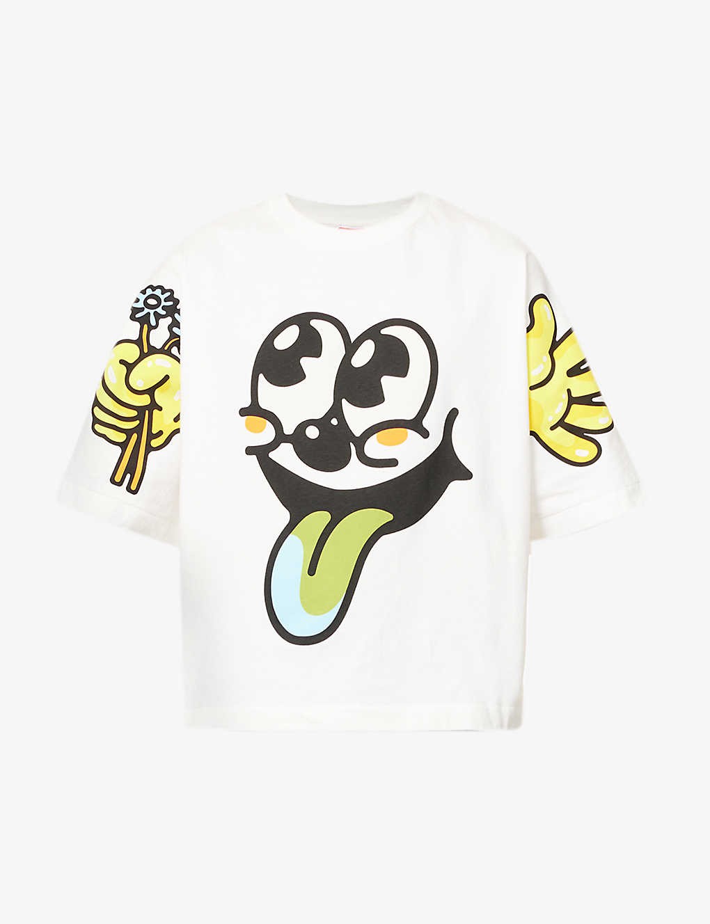 Boke Boy graphic-print batwing-sleeve boxy-fit cotton-jersey T-shirt