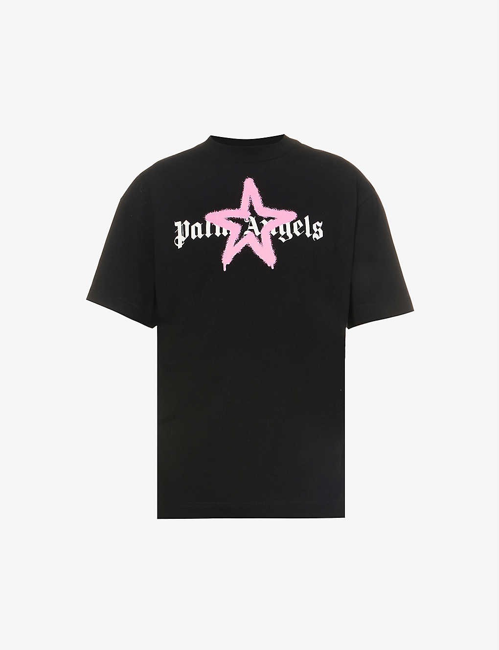 Star graphic-print cotton-jersey T-shirt
