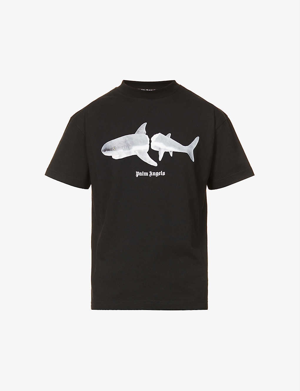 Graphic-print relaxed-fit cotton-jersey T-shirt