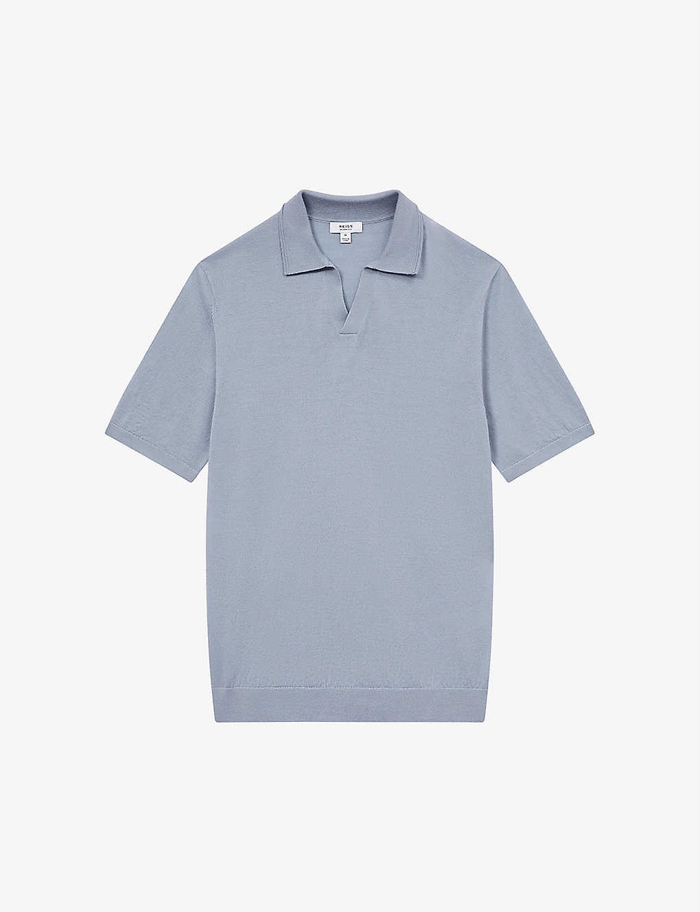 Duchie open-neck wool polo shirt