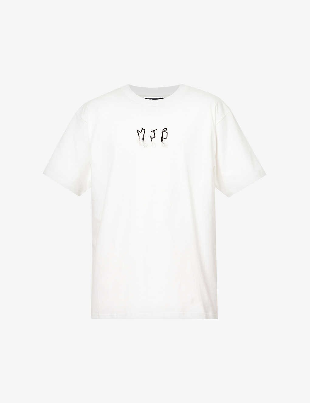 Threads Festival brand-embroidered relaxed-fit cotton-jersey T-shirt