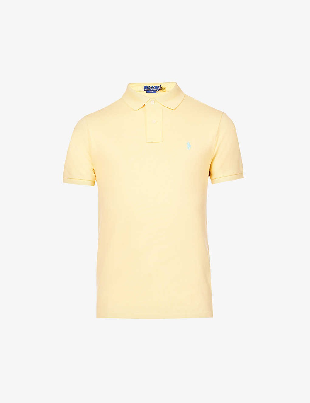 Slim-fit cotton-pique polo shirt