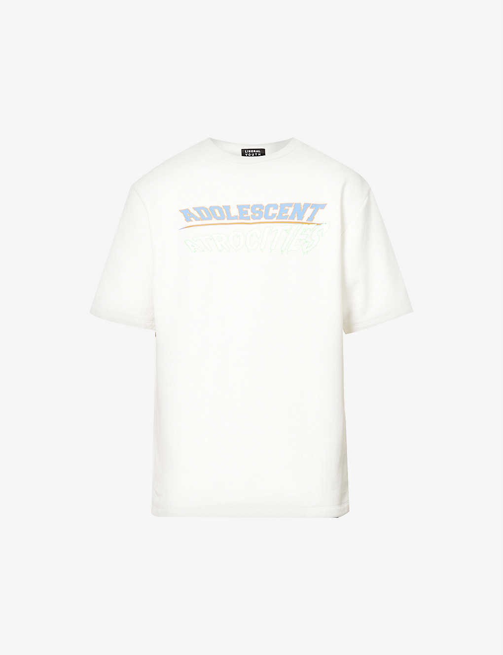 Adolescent graphic-print cotton-jersey T-shirt