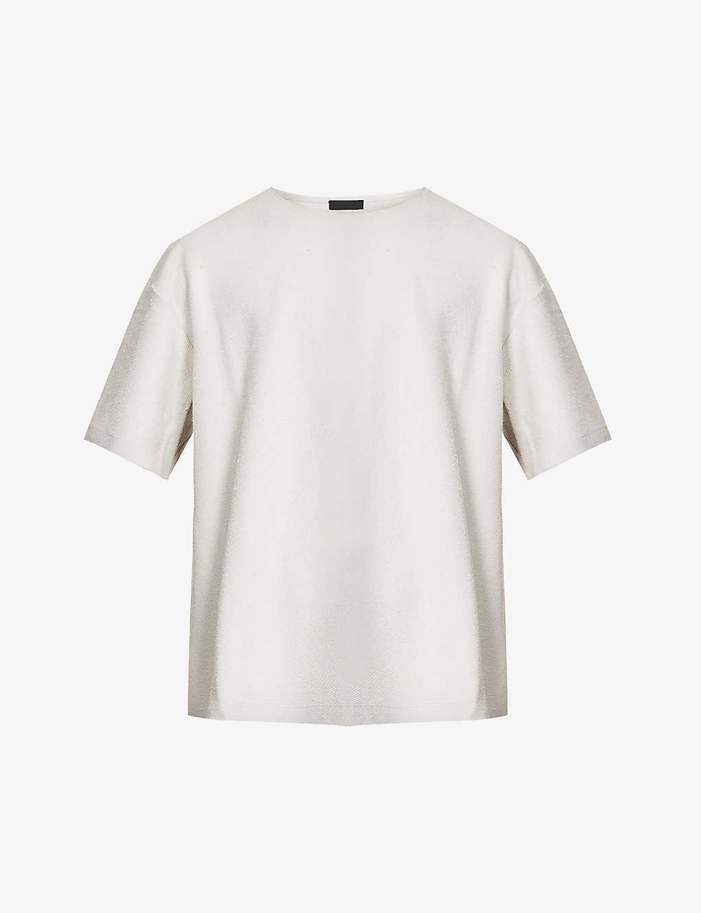 Inside Out terry-textured cotton-jersey T-shirt