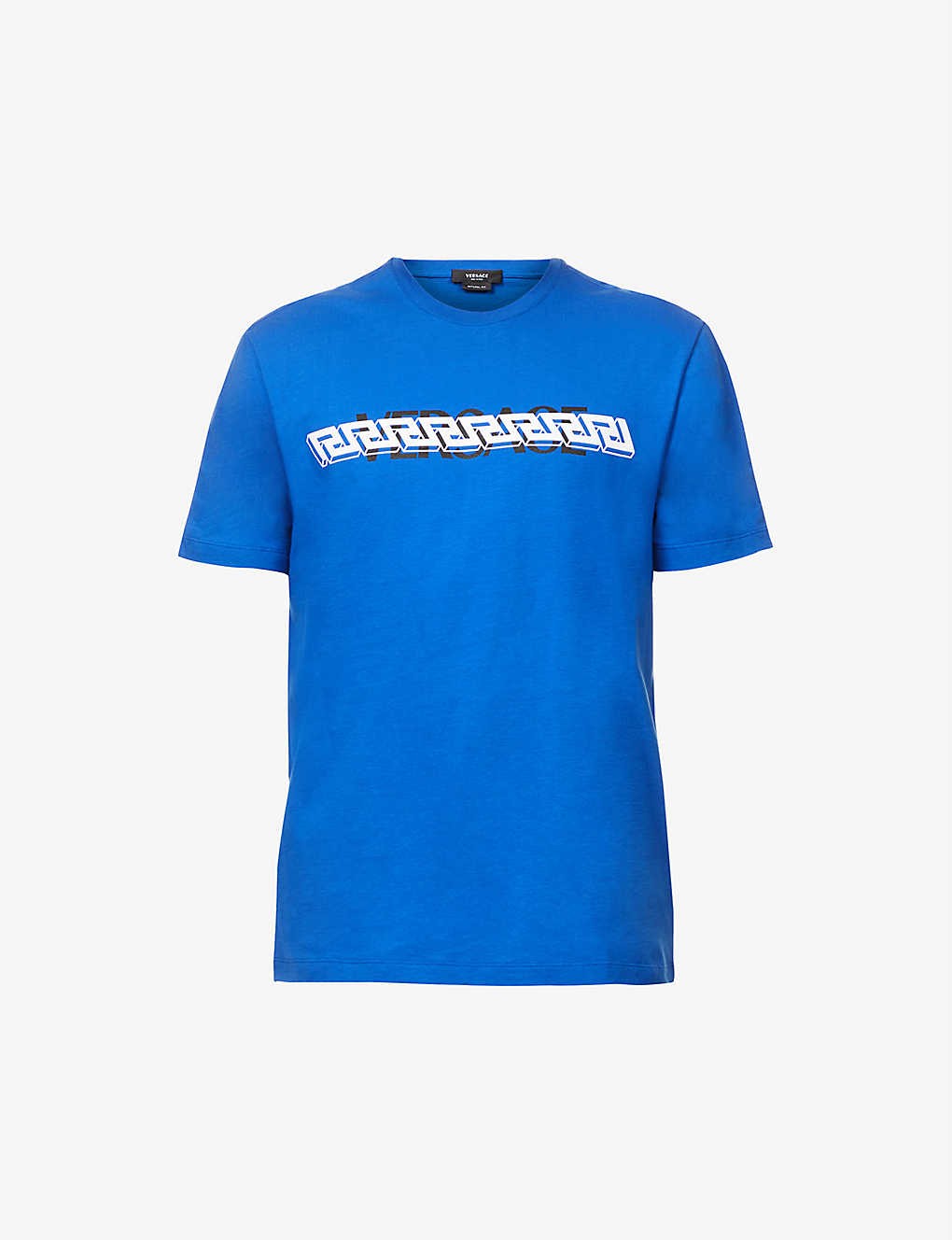 Greca logo-print relaxed-fit cotton-jersey T-shirt