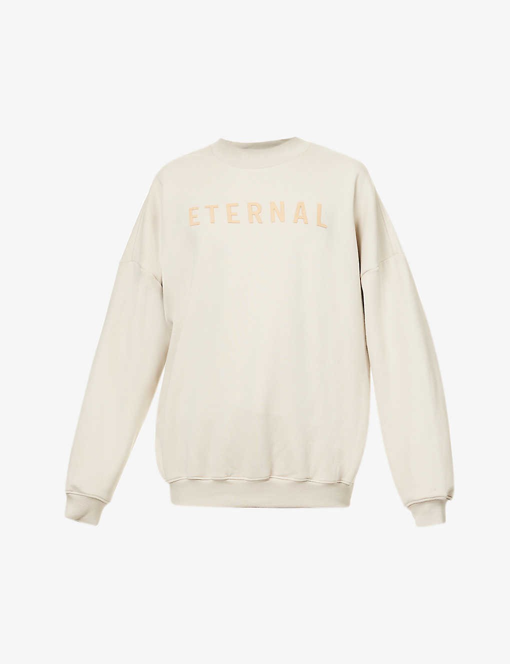 Eternal brand-print relaxed-fit cotton-jersey sweatshirt
