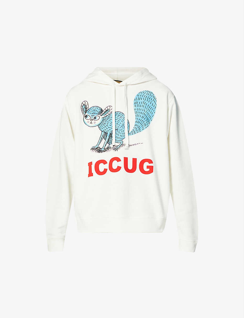 Gucci x Freya Hartas graphic-print cotton-jersey hoody