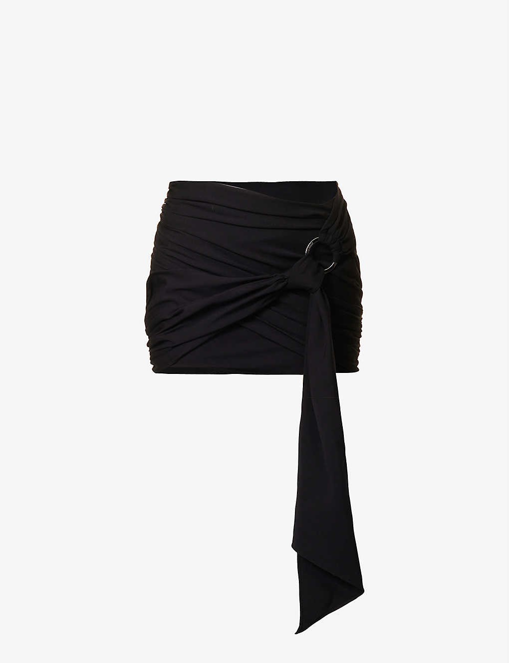 Fran slim-fit rayon-blend mini skirt