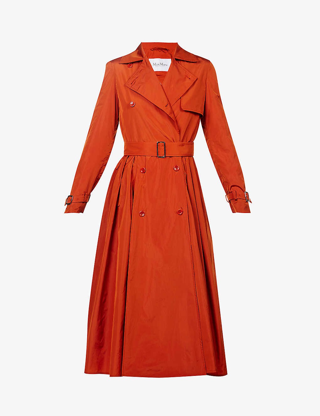 Tubinga double-breasted woven coat