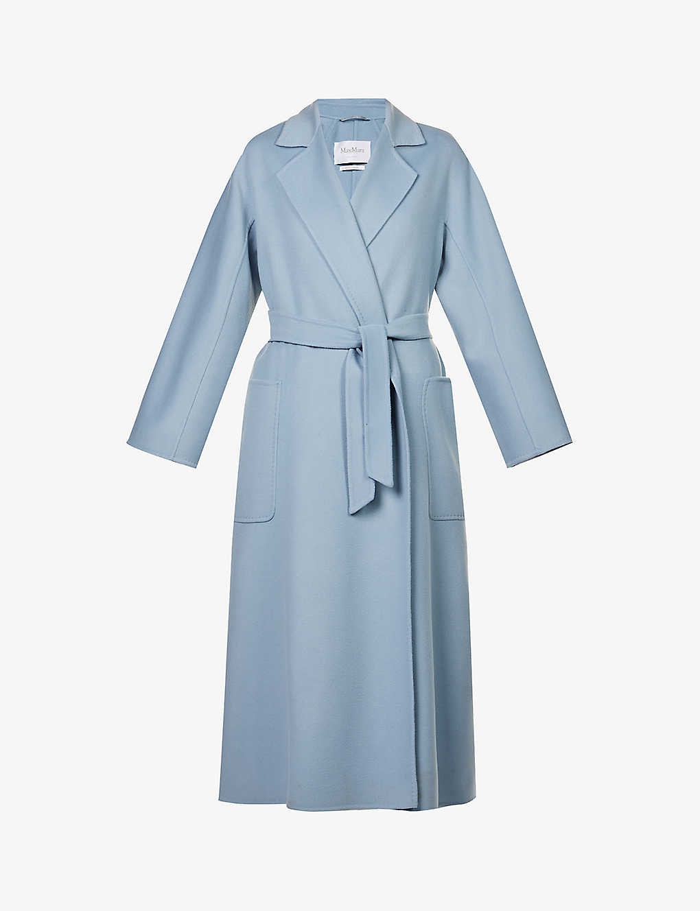 Cadimo belted wool-cashmere blend coat