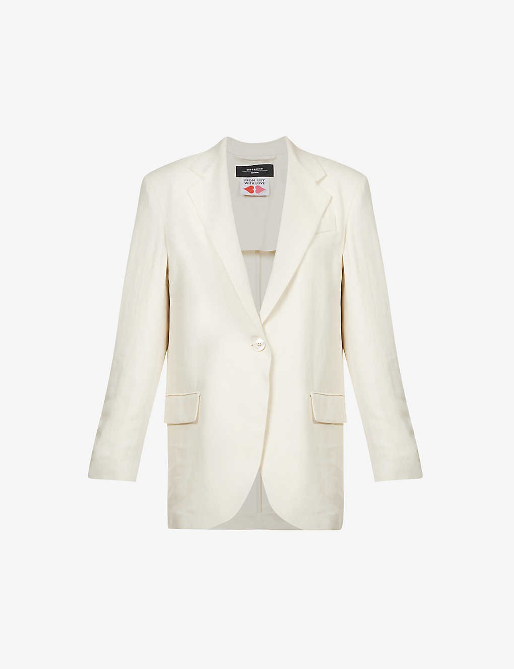 Papaile relaxed-fit woven blazer