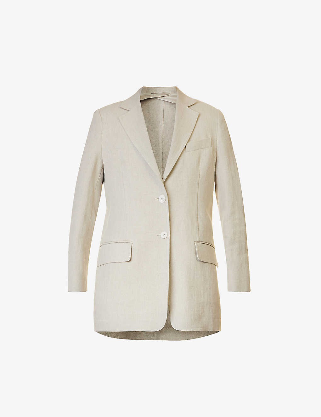 Adelchi single-breasted linen blazer
