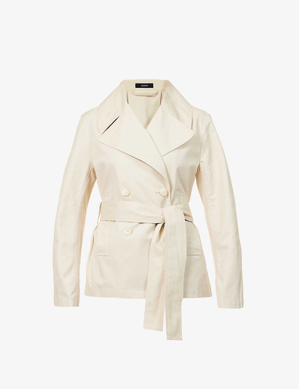 Glasshill double-breasted cotton jacket