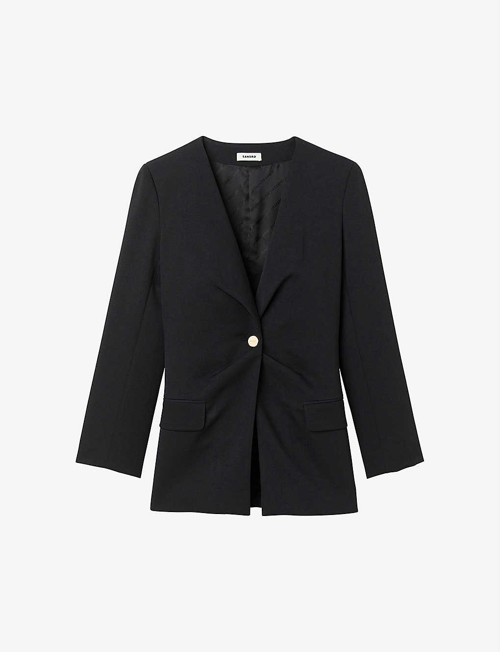 Abilly single-breasted slim-fit woven blazer
