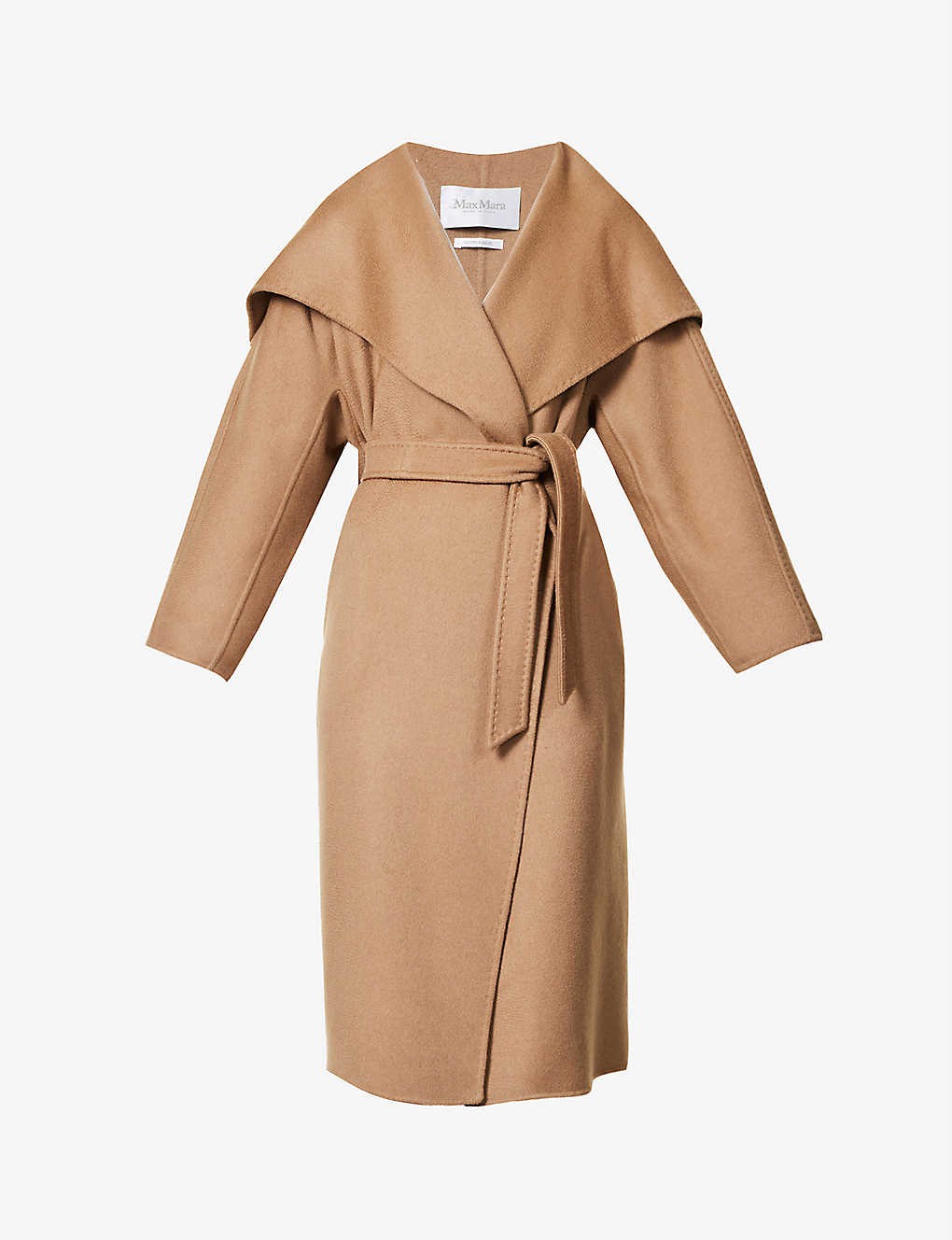 Rienza V-neck cashmere coat