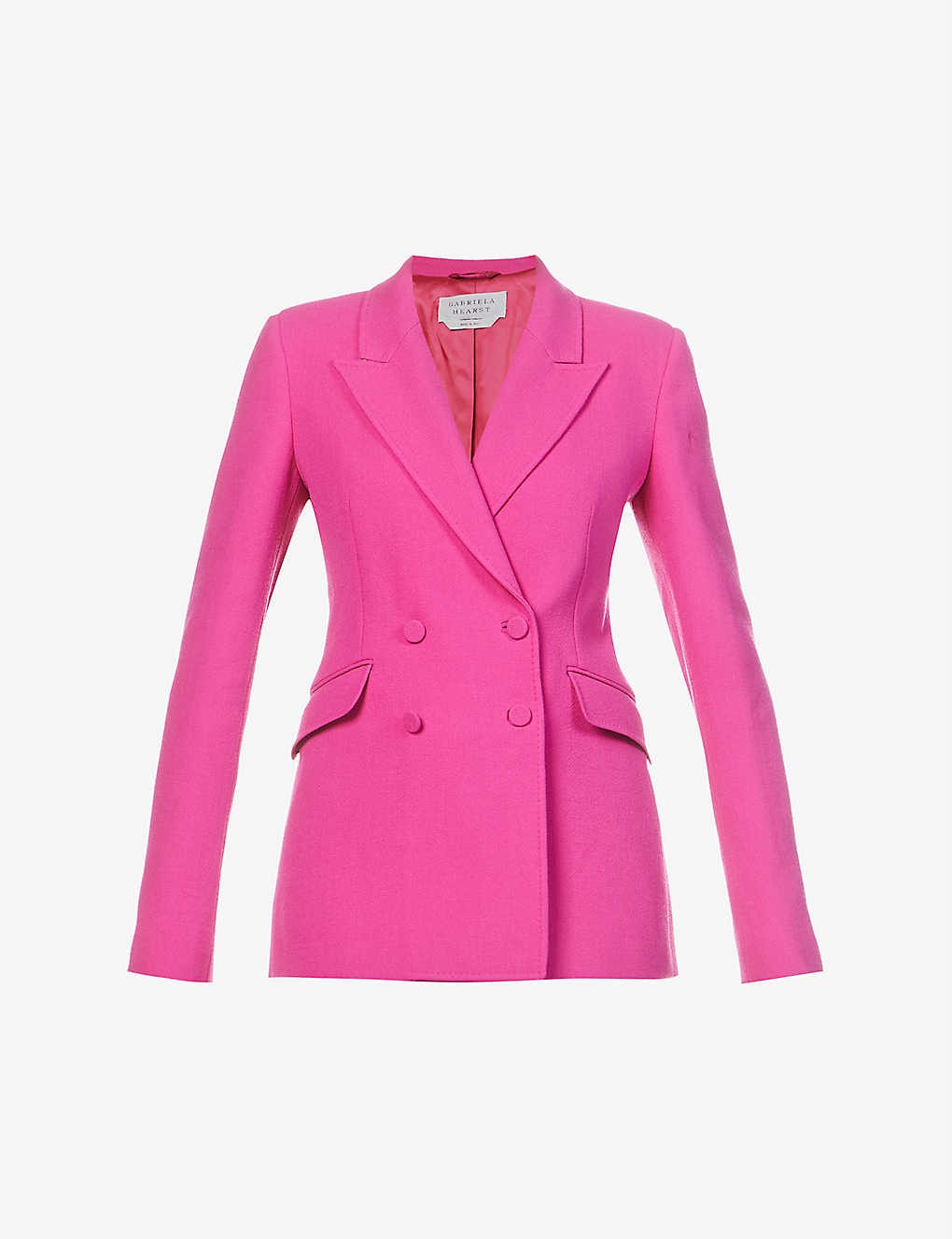 Stephanie double-breasted slim-fit wool blazer