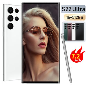 2022 NEW S22 ULTRA 5G Phone Original Unlocked 7.2 Inch 16Gb 512GB Android 12.0 Smartphone With Face ID Gaming Mobile PhonesPopular