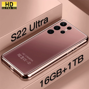 2022 Hot Sell S22 Ultra Phone 16gb  1TB Full Screen Mobile Phone 7.3inch Hd Cellphones 24 48mp 6800mah 5g Gaming SmartphonesPopular