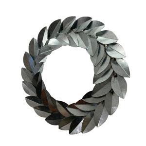 Rustic Metal Galvanized home decor decoration 3d Wall Leaf Wreath Wall Art Wall decor